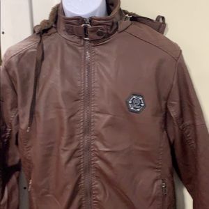 Mens leather jacket.